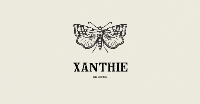 Xanthie Font poster