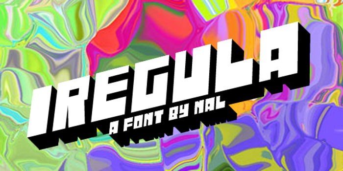 Iregula Font poster
