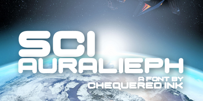 Sci Auralieph Font poster