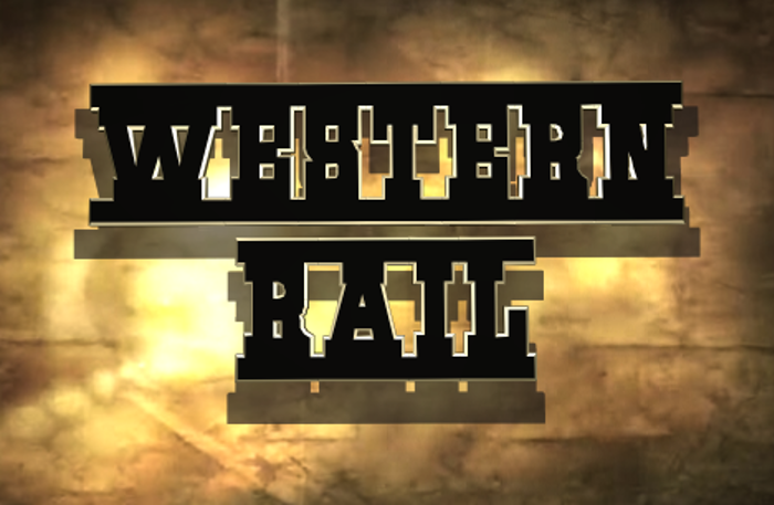 Western Rail Font poster