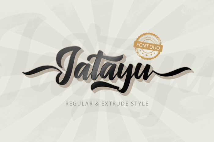 Jatayu Font poster