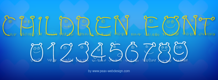 PWChildren Font poster