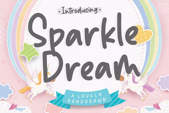 Sparkle Dream Font poster