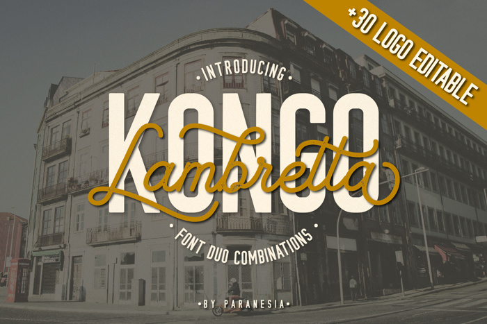 KONGO Font poster