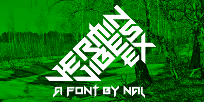 Vermin Vibes eX Font poster