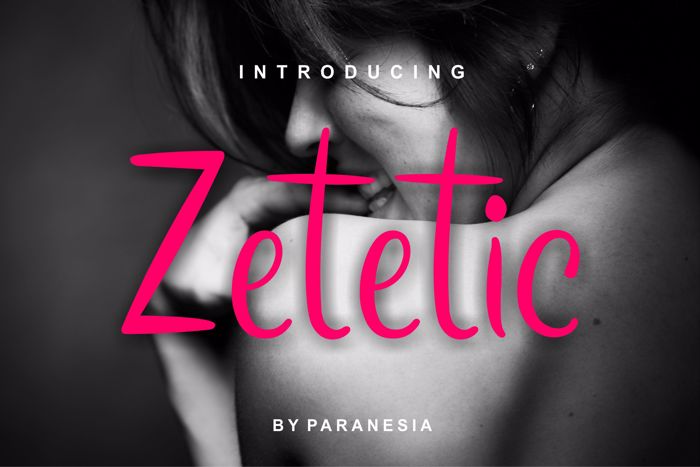 zetetic Font poster