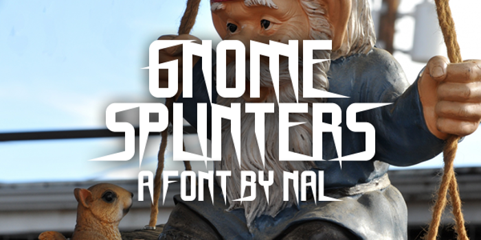 Gnome Splinters Font