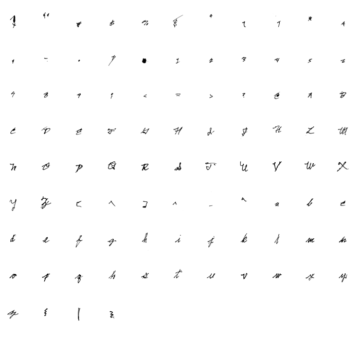 Irregular Littles Font poster