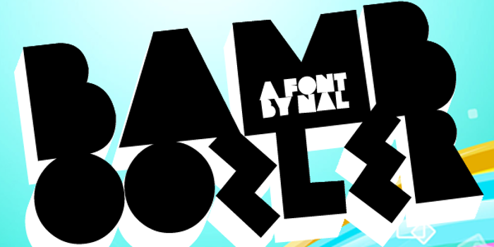 Bamboozler Font poster