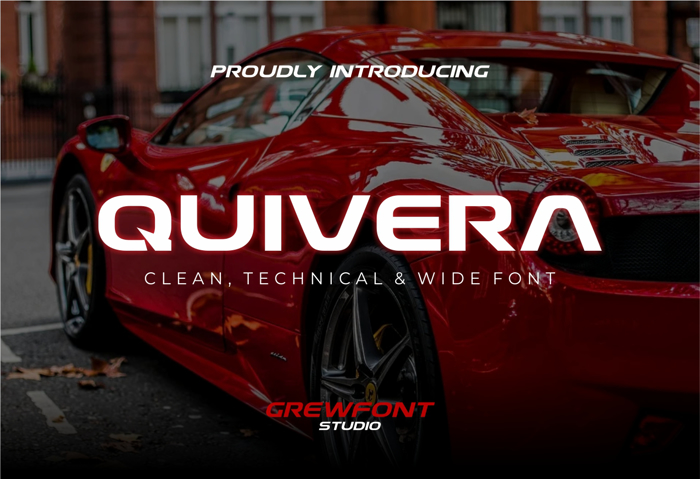 Quivera Font poster