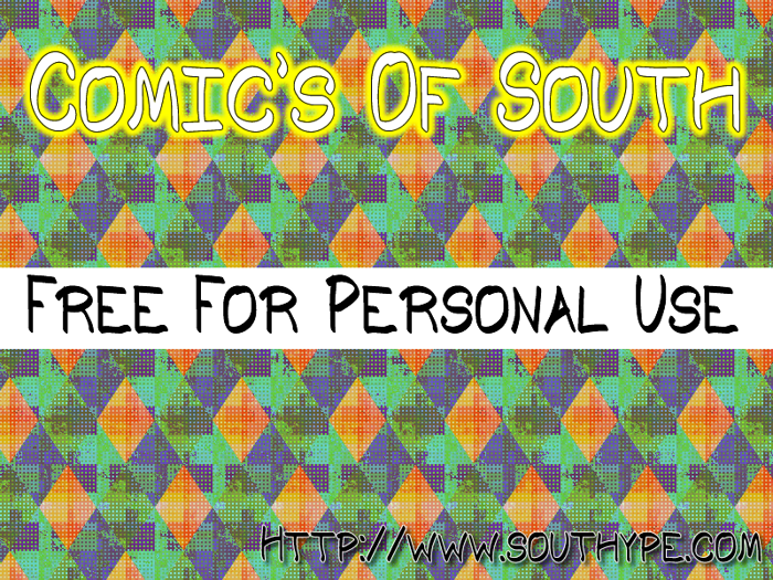 Comic's of South St Font poster