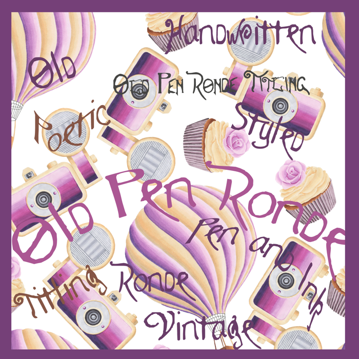 Old Pen Ronde Titling Font poster
