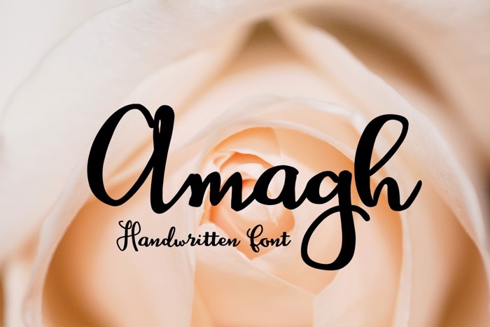 Amagh Font poster