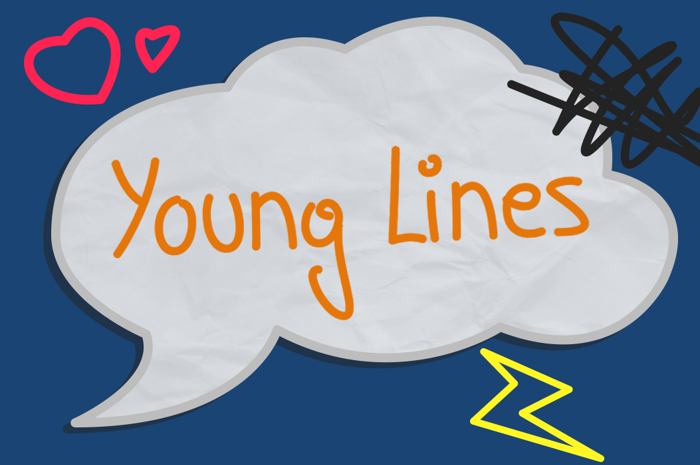 Young Lines Font poster