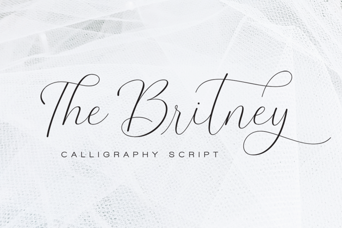 The Britney Font poster