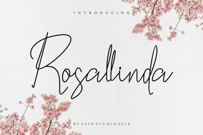 Rosallinda Font poster