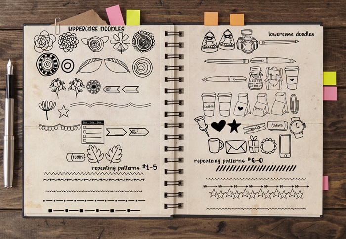 MAGGIE MAE Doodles Font poster