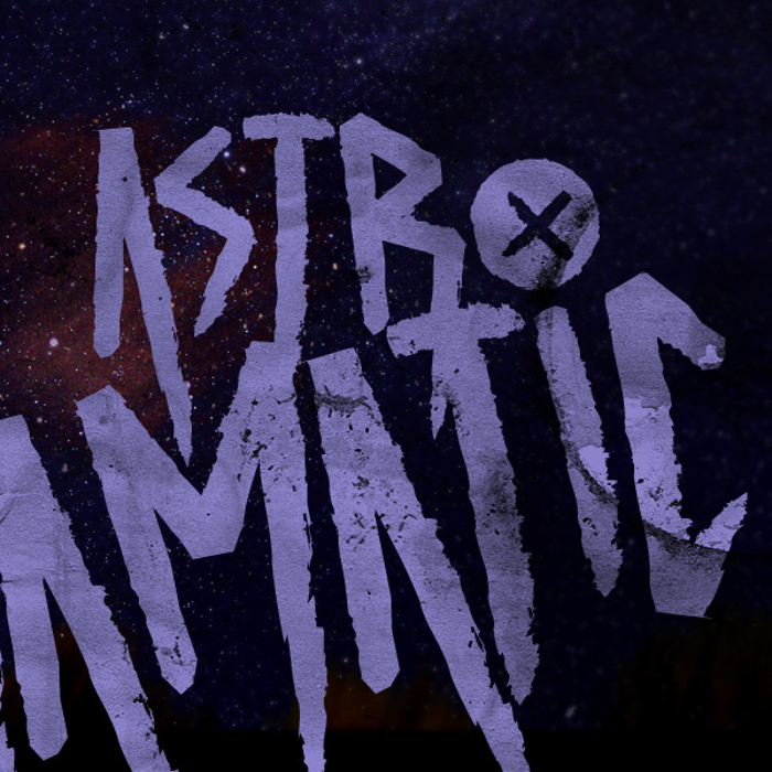 ASTRODRAMATIC Font poster