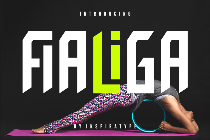 FIALIGA Font poster