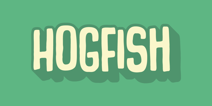 Hogfish DEMO Font poster