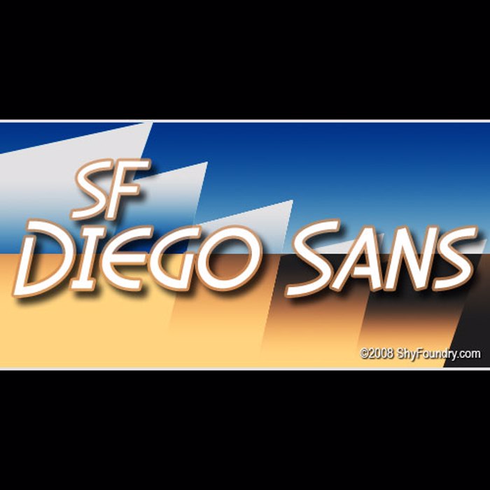 SF Diego Sans Font poster