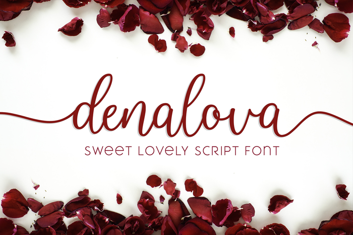 denalova Font poster