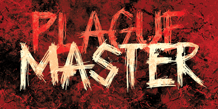 DK Plague Master Font poster