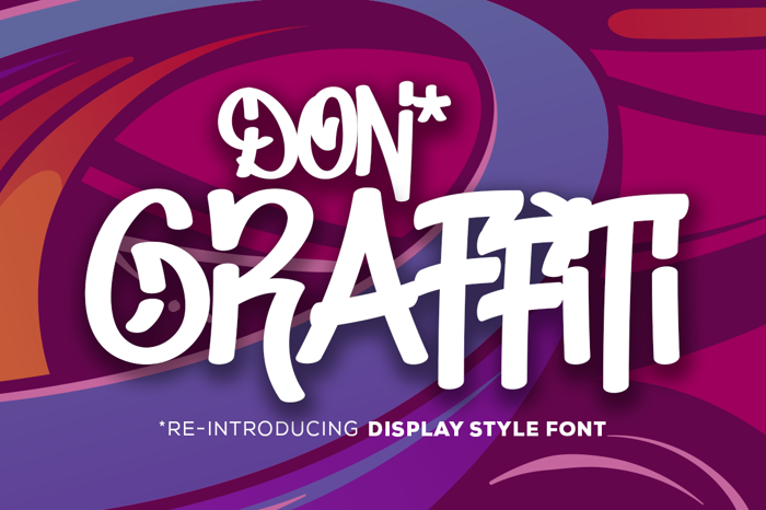 Don Graffiti Font poster