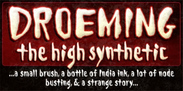 Droeming Font poster