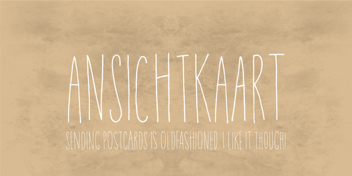 Ansichtkaart DEMO poster