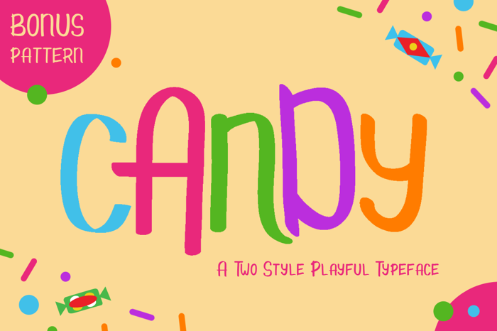Candy Font poster