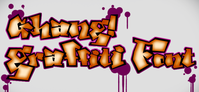 Ghang Font poster