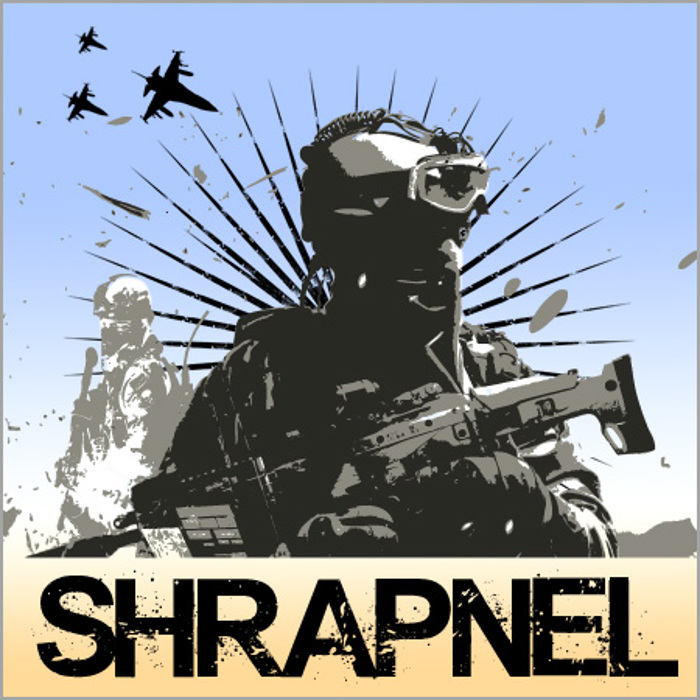 Shrapnel Font poster