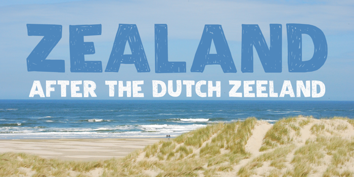 DK Zealand Font poster