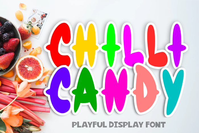 Chilli Candy Font poster