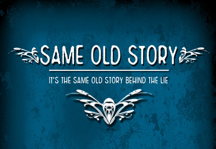 CF Same Old Story Font poster