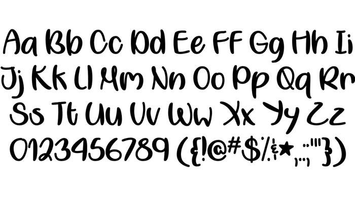 My Yellow Car Font poster