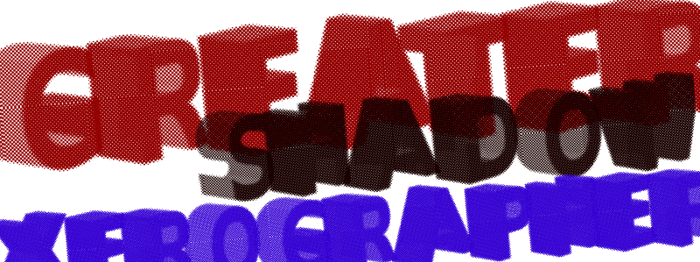 GreaterShadow Font poster