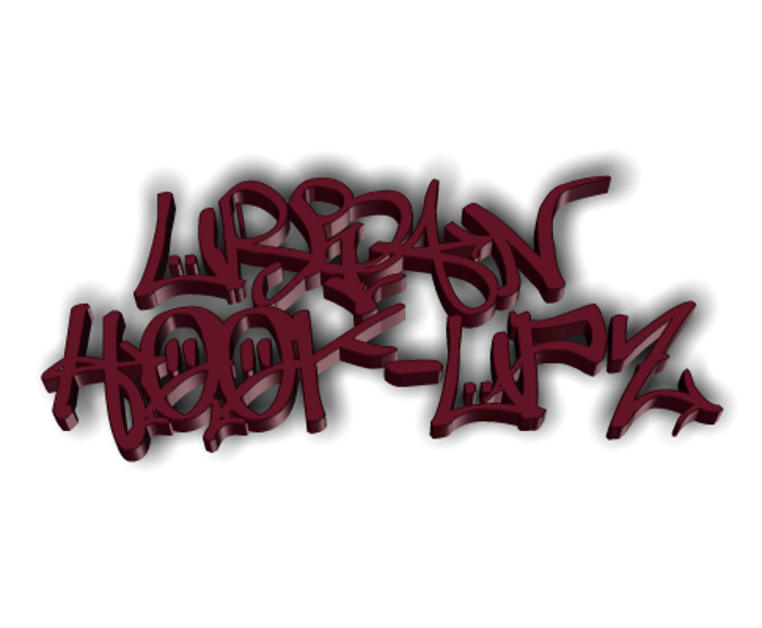 URBAN HOOK-UPZ Font poster