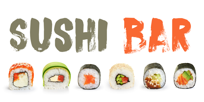 DK Sushi Bar Font poster