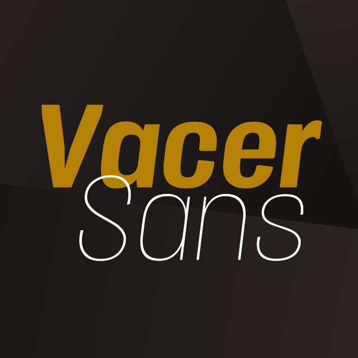 Vacer Sans Font poster