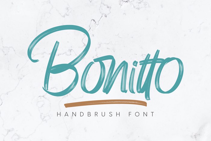 Bonitto Font poster