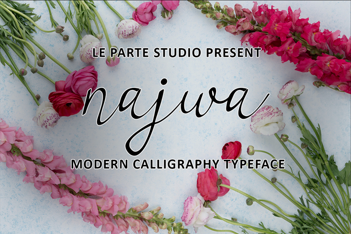 najwa Font poster