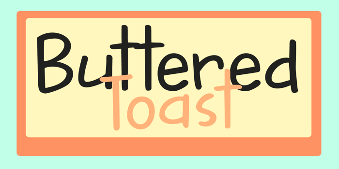 DK Buttered Toast Font poster