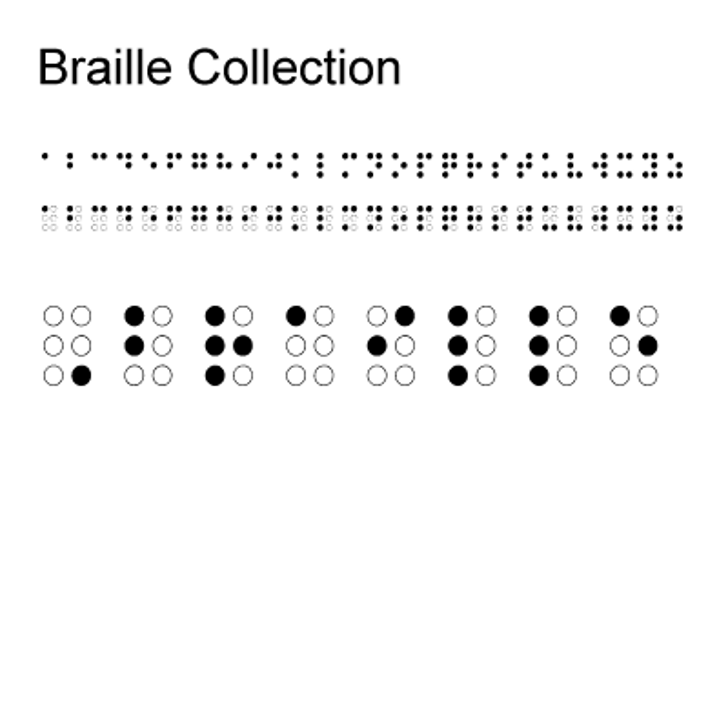 Braille Font Family (2 styles) by Cal Henderson