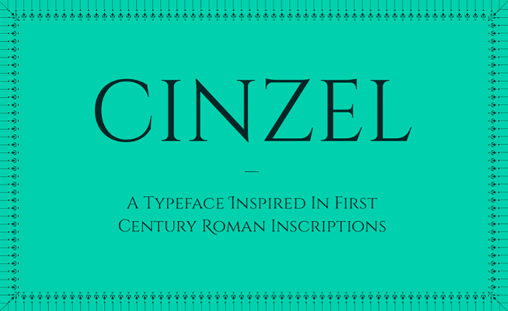 Cinzel Decorative Font Family 3 Styles By Natanael Gama