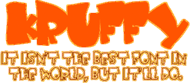 Kruffy Font | Designed by Font-a-licious