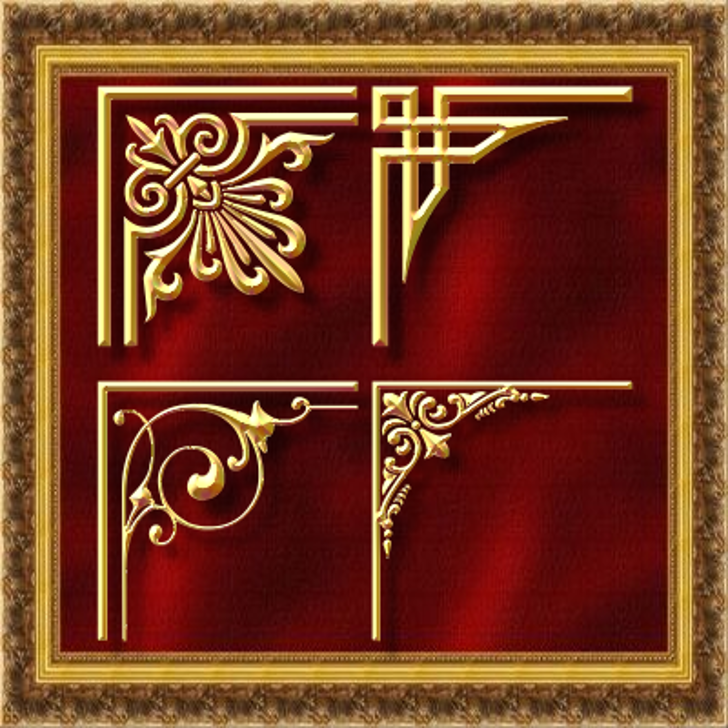 Vintage Decorative Corner_37 Font Designed by Sughayer Foundry