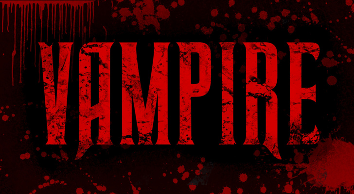 Vampire Font | Designed by JoannaVu