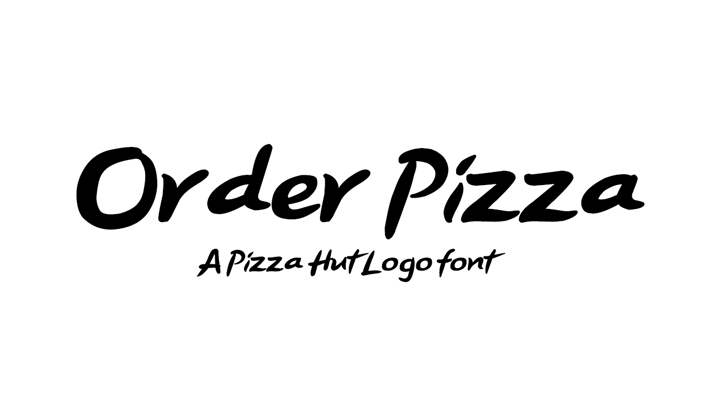 Order Pizza Font by 538Fonts | FontSpace